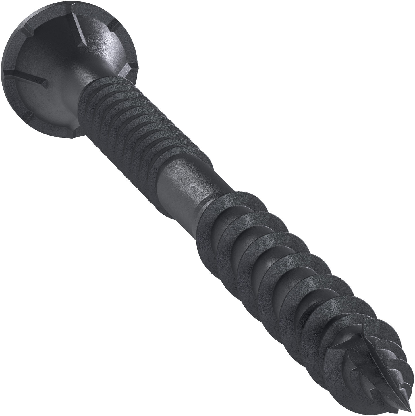 Simpson Strong-Tie DSVBK3R210 Deck-Drive™ DSV WOOD Screw — #10 x 3 in. T25, Flat Head, Quik Guard®, Black (210-Qty) (Pack of 3)