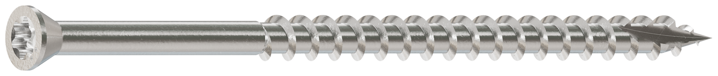 Simpson Strong-Tie S07300FT1 Trim-Head Screw, 6-Lobe Drive — #7 x 3 in. T-15 Type 305 (1 lb.) (Pack of 800)