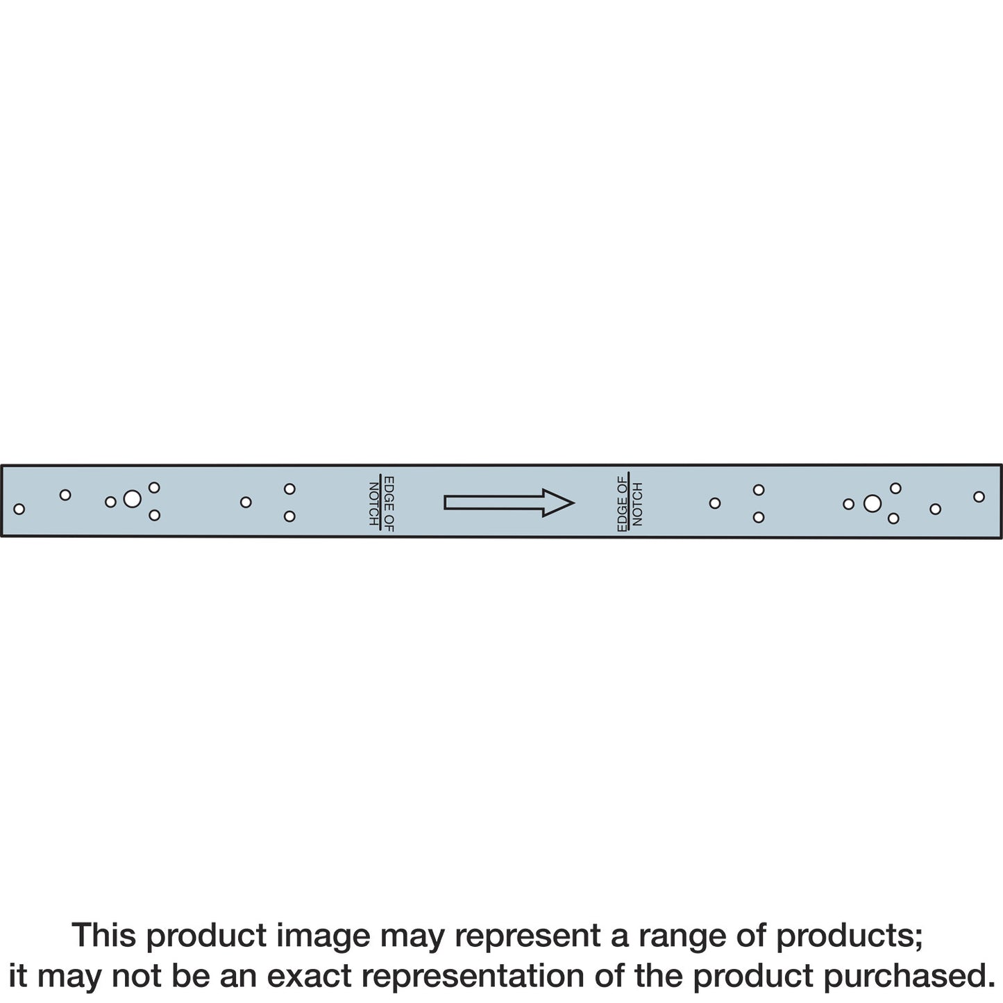 Simpson Strong-Tie RPS28 RPS 28-5/16 in. 16-Gauge Galvanized Retrofit Strap Tie