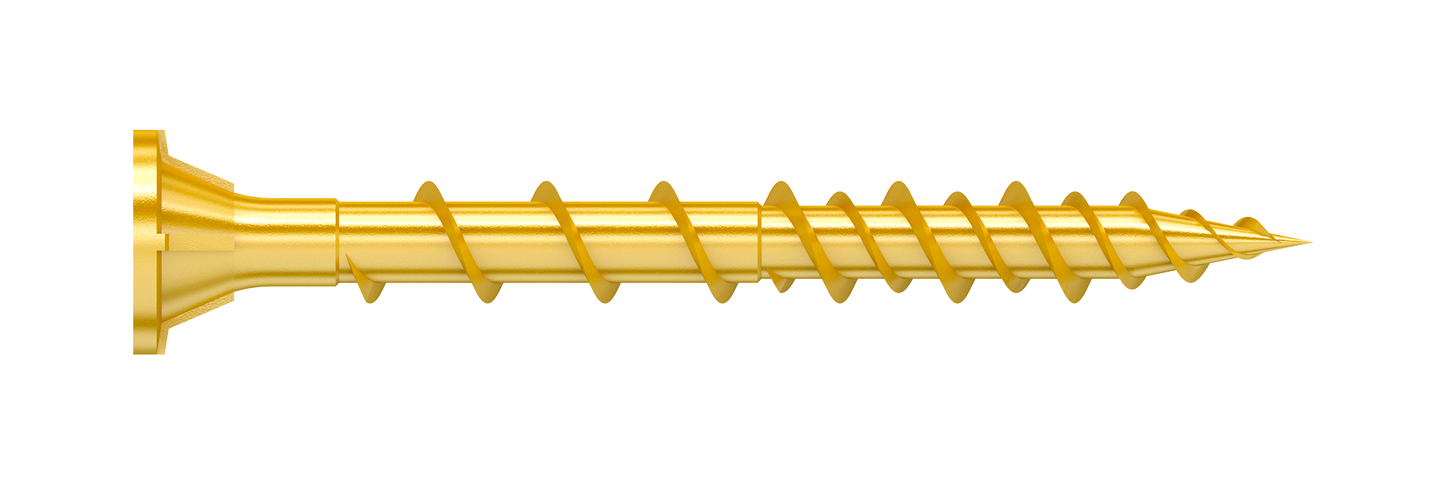 Simpson Strong-Tie WSV134S Strong-Drive® WSV SUBFLOOR Screw (Collated) — #9 x 1-3/4 in. T25, Yellow Zinc (2000-Qty)