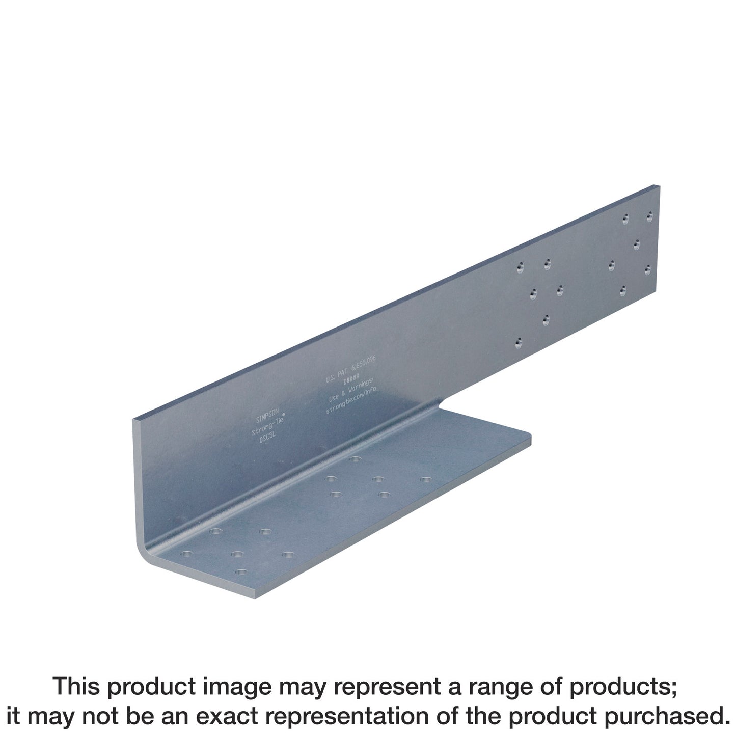 Simpson Strong-Tie DSC5L-SDS3 DSC 21 in. Drag-Strut Connector with Strong-Drive® SDS Screws, Skewed Left