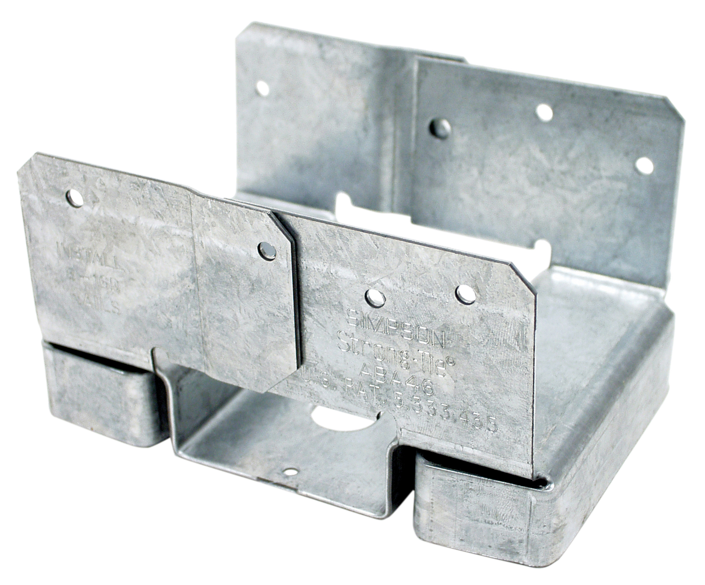 Simpson Strong-Tie ABA46Z ABA ZMAX® Galvanized Adjustable Standoff Post Base for 4x6 (Pack of 10)