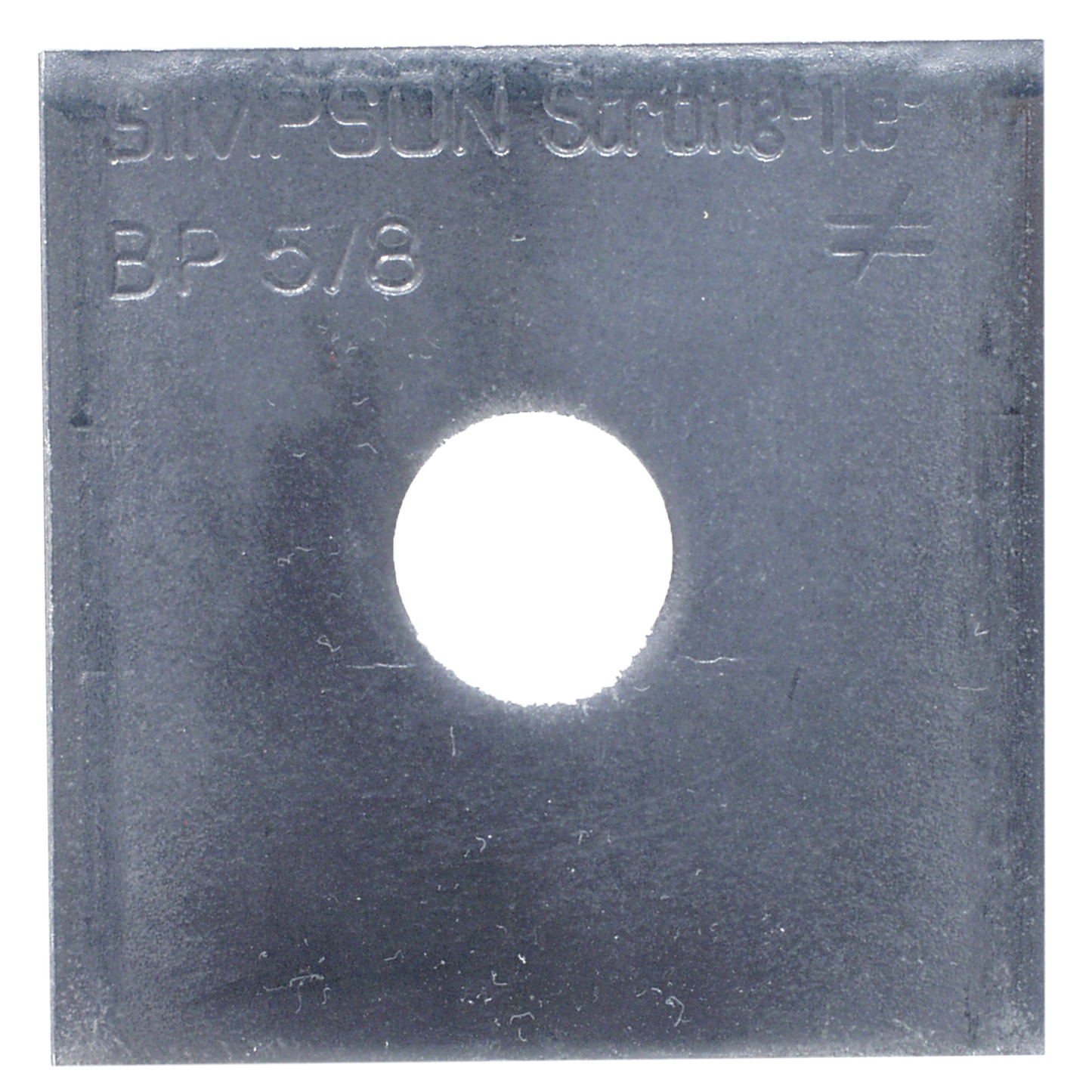 Simpson Strong-Tie BP 5/8 BP 2-1/2 in. x 2-1/2 in. Bearing Plate with 5/8 in. Bolt Dia. (Pack of 100)