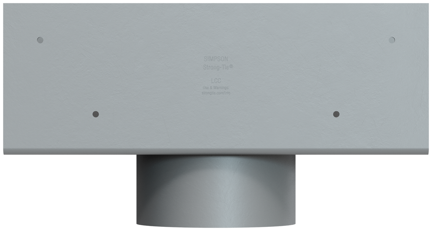 Simpson Strong-Tie LCC5.25-4 LCC 5-3/8 in. Column Cap for 4 in. Outside Diameter Lally Column