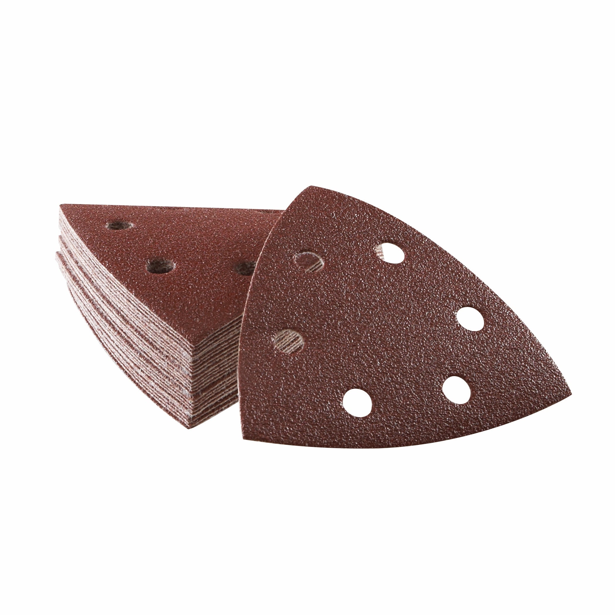 Hojas de lija para detalles BOSCH SDTR082C, 25 piezas, 3-3/4 pulg., grano 80, para madera