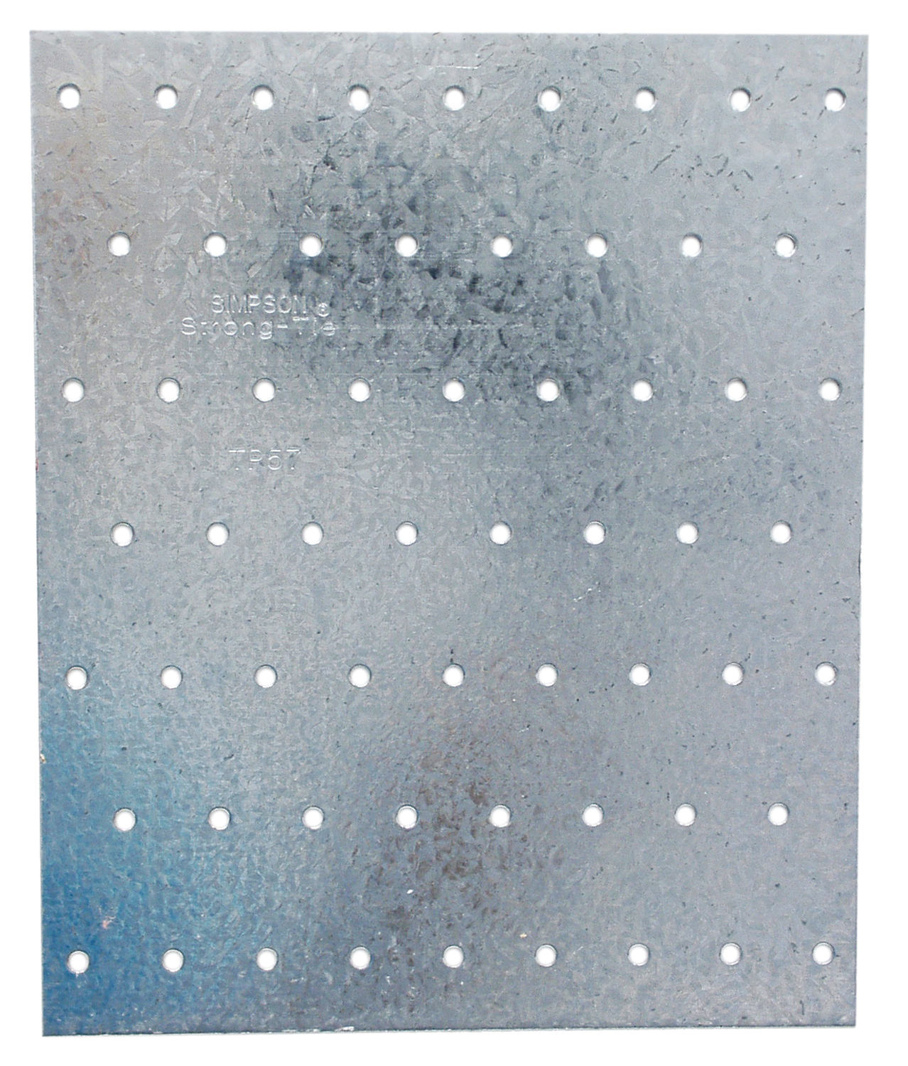 Simpson Strong-Tie TP57 TP 5-3/4 in. x 7 in. 20-Gauge Galvanized Tie Plate (Pack of 50)