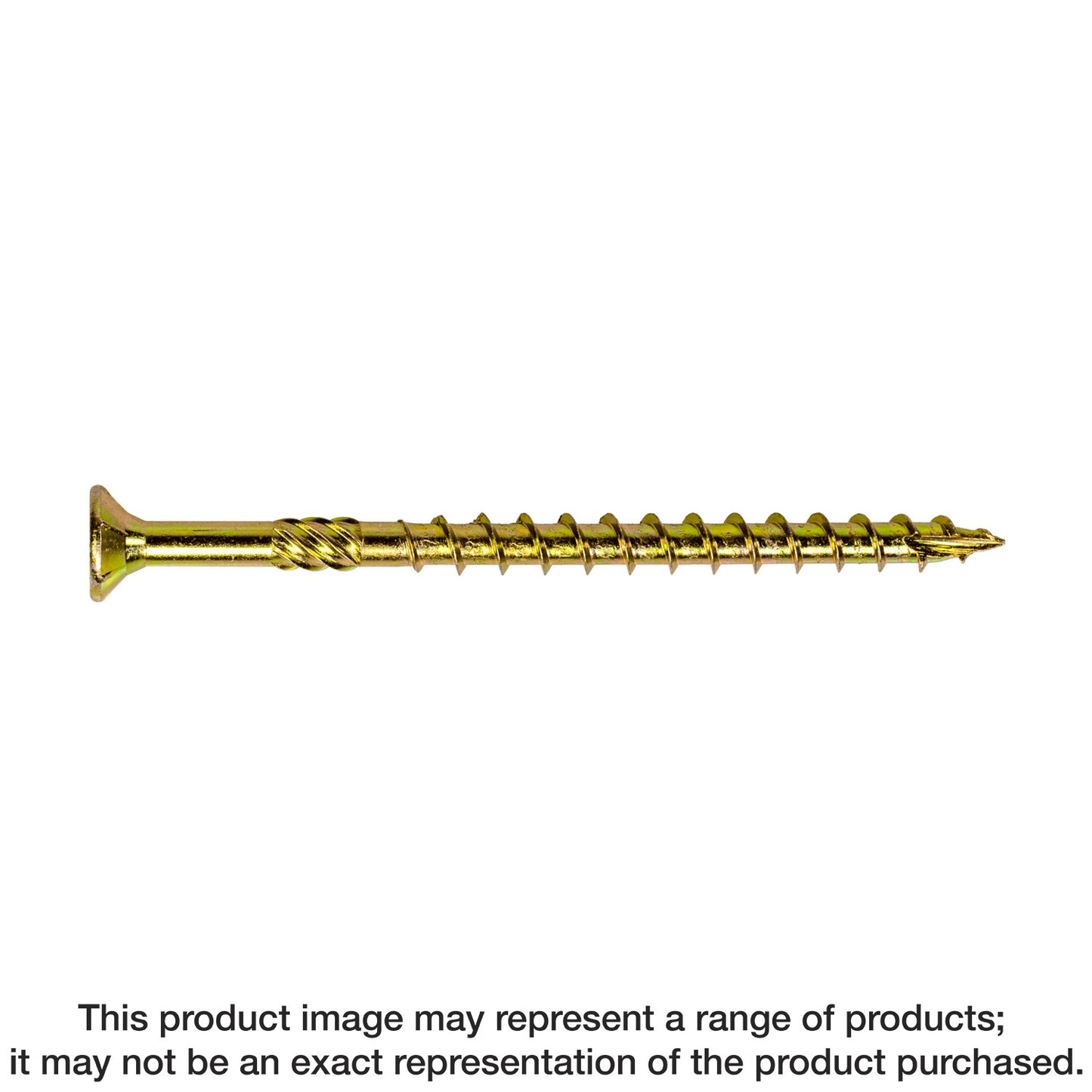 Simpson Strong-Tie SDCP22434 Strong-Drive® SDCP TIMBER-CP Screw — 0.315-in. x 4-3/4-in. T40, Yellow Zinc (250-Qty) (Pack of 39)