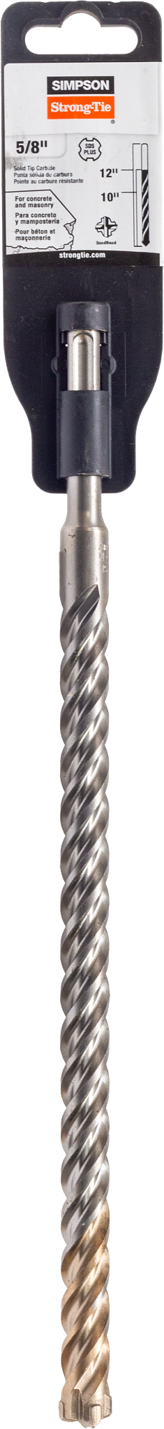 Simpson Strong-Tie MDPL06212Q 5/8 in. x 12 in. SDS-plus® Quad-Head Shank Drill Bit