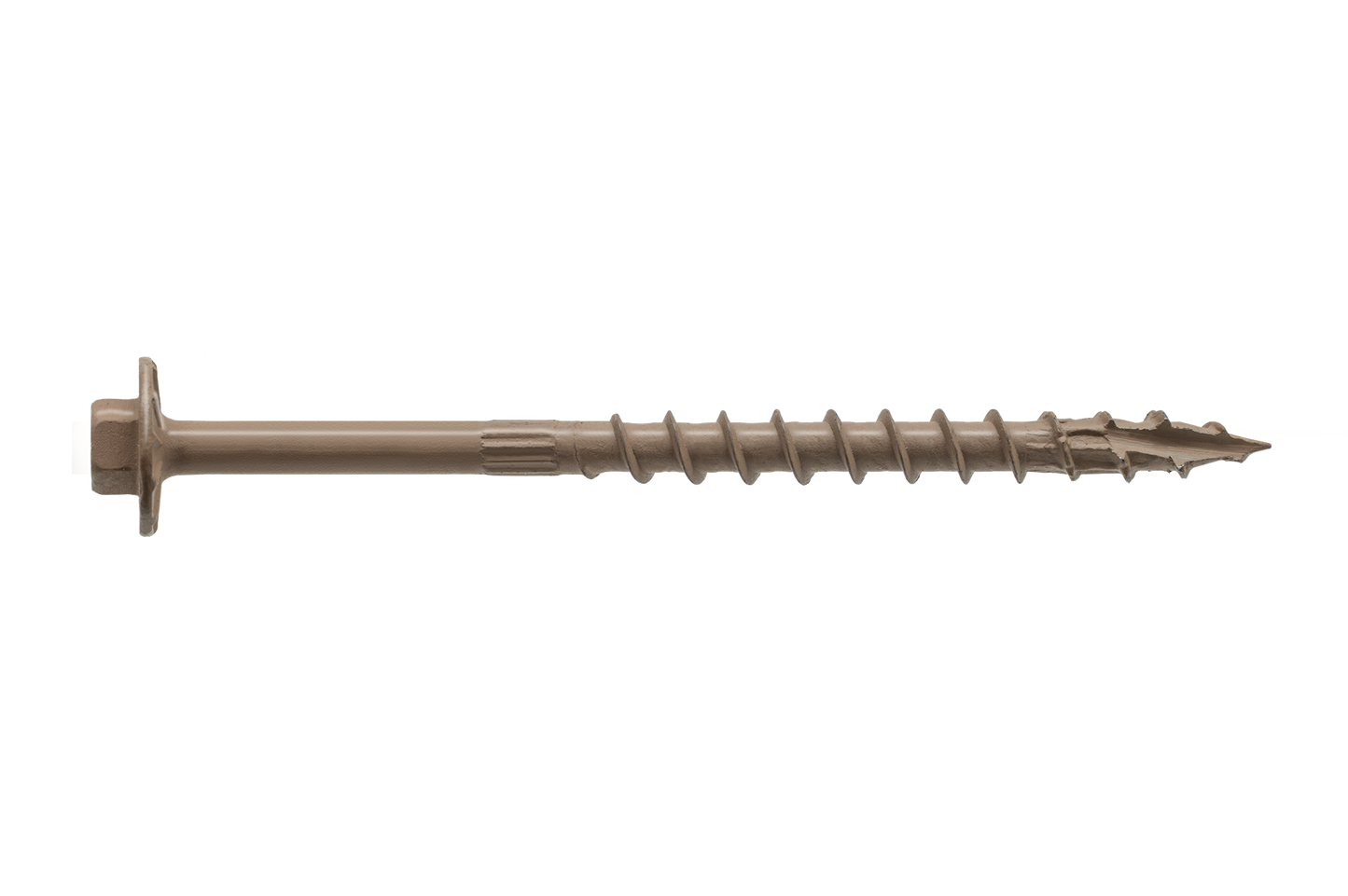 Simpson Strong-Tie SDWH19400DBMB Strong-Drive® SDWH™ TIMBER-HEX Screw — 0.195 in. x 4 in. 5/16 Hex, DB Coating (250-Qty)