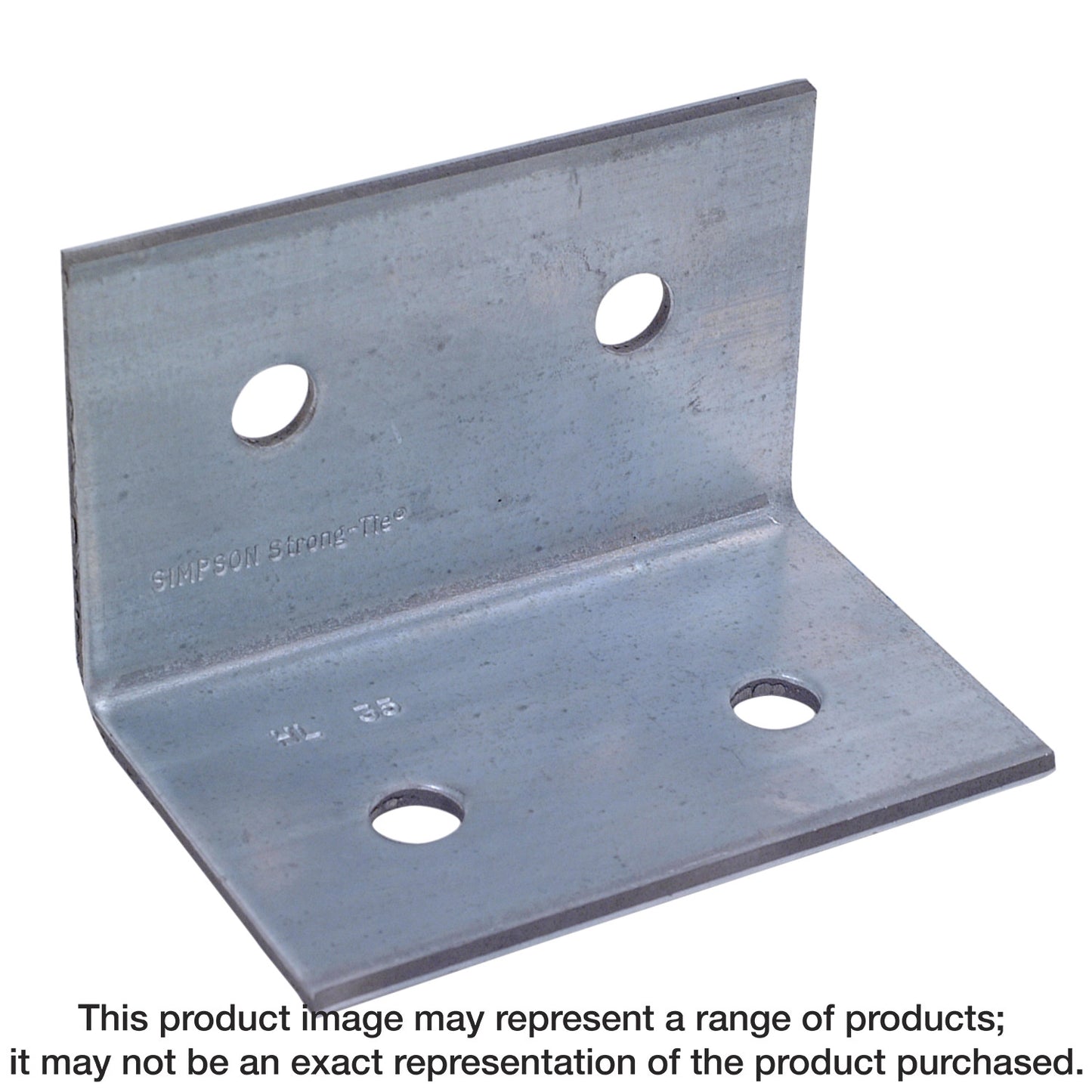 Simpson Strong-Tie HL35-R HL 3-1/4 in. x 5 in. Galvanized Heavy Angle (Pack of 10)