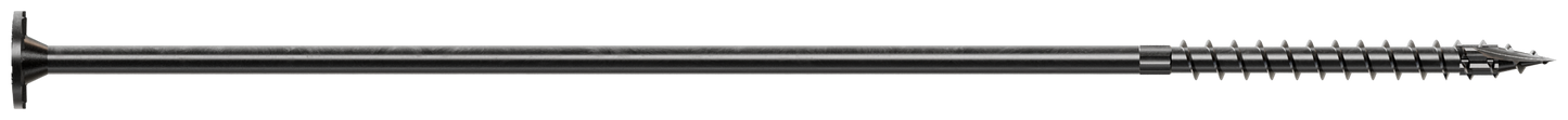 Simpson Strong-Tie SDWS221200DBBR50 Strong-Drive® SDWS™ TIMBER Screw (Exterior Grade) — 0.220 in. x 12 in. T40, Black (50-Qty) (Pack of 360)