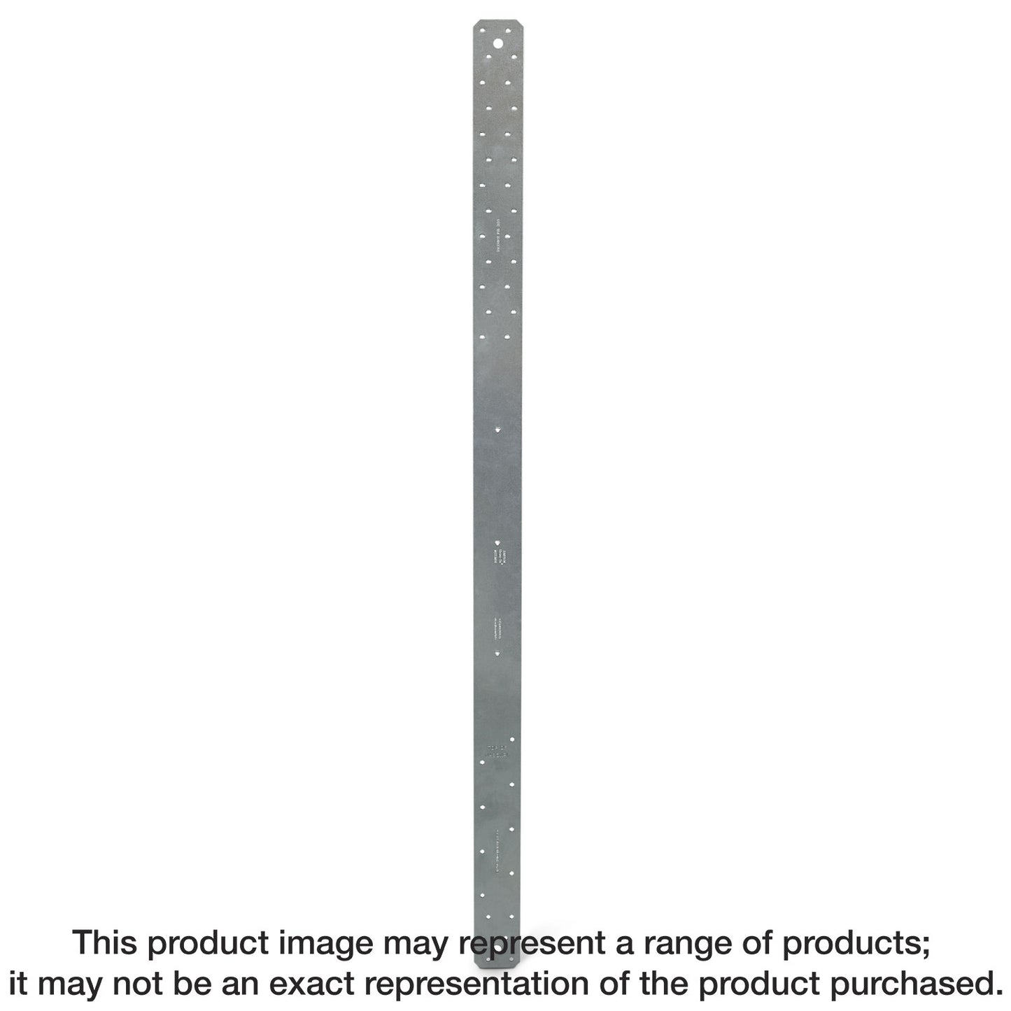 Simpson Strong-Tie MSTCM60 MSTCM 59-1/2 in. 16-Gauge Galvanized Medium Strap Tie for Masonry (Pack of 10)