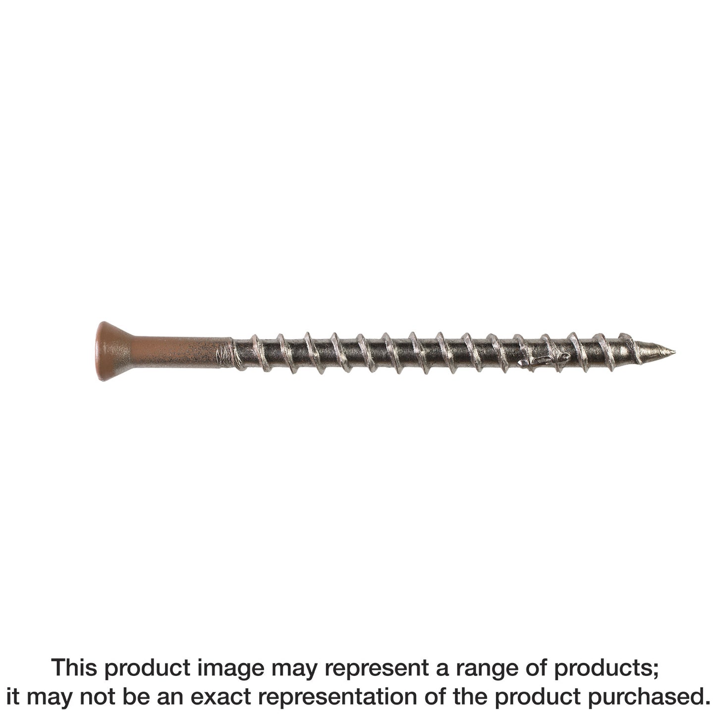 Simpson Strong-Tie T07162WPP Deck-Drive™ DWP WOOD SS Screw — #7 x 1-5/8 in. T-15, Trim Head, Type 316 (350-Qty)