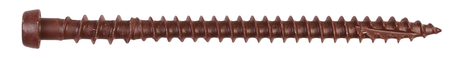 Simpson Strong-Tie DCU234RD01MB Deck-Drive™ DCU COMPOSITE Screw — #10 x 2-3/4 in. T20, Quik Guard®, Red 01 (1750-Qty) (Pack of 64)