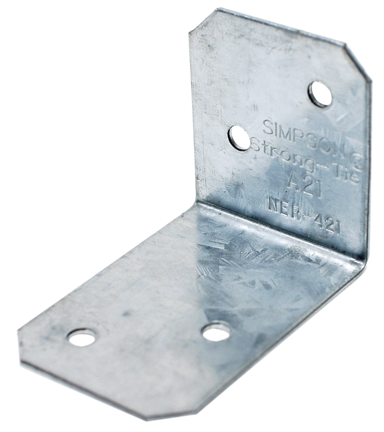 Simpson Strong-Tie A21 2 in. x 1-1/2 in. x 1-3/8 in. Galvanized Angle (Pack of 200)