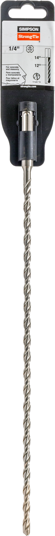 Simpson Strong-Tie MDPL02514 1/4 in. x 14 in. SDS-plus® Shank Drill Bit (Pack of 80)
