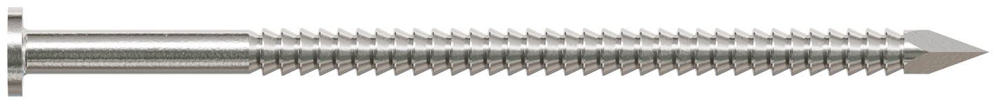Simpson Strong-Tie S12ACN1 Common Nail, Annular Ring Shank — 3-1/4-in. x .148-in. Type 304 Stainless Steel (1 lb.) (Pack of 10)
