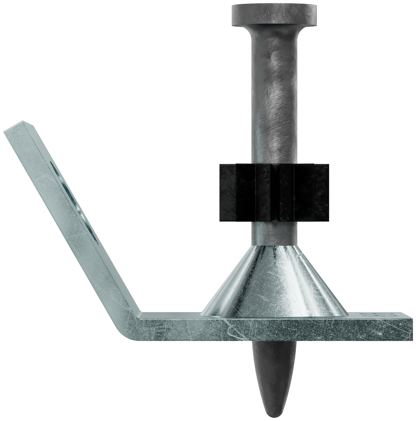 Simpson Strong-Tie PECLDPA-131 PECLDPA Powder-Actuated 120° Compact Ceiling Clip with 1-5/16 in. Pin (100-Qty) (Pack of 10)