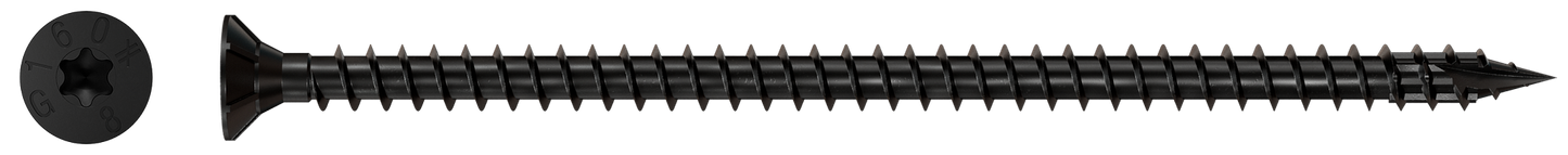 Simpson Strong-Tie SDCF8X160 Strong-Drive® SDCF TIMBER-CF Screw — 0.315 in. x 6-1/4 in. T40, E-Coat® (250-Qty)