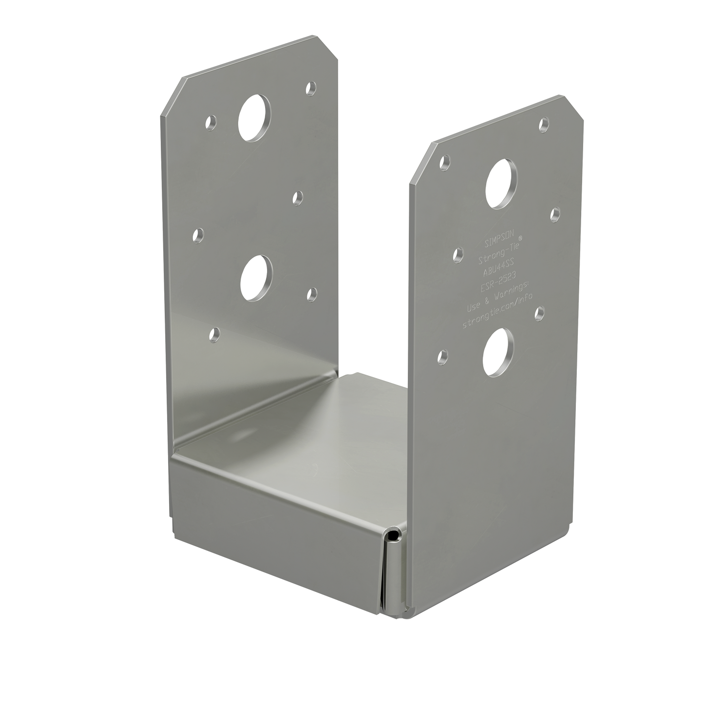 Simpson Strong-Tie ABU44SS ABU Stainless-Steel Adjustable Post Base for 4x4 (Pack of 6)