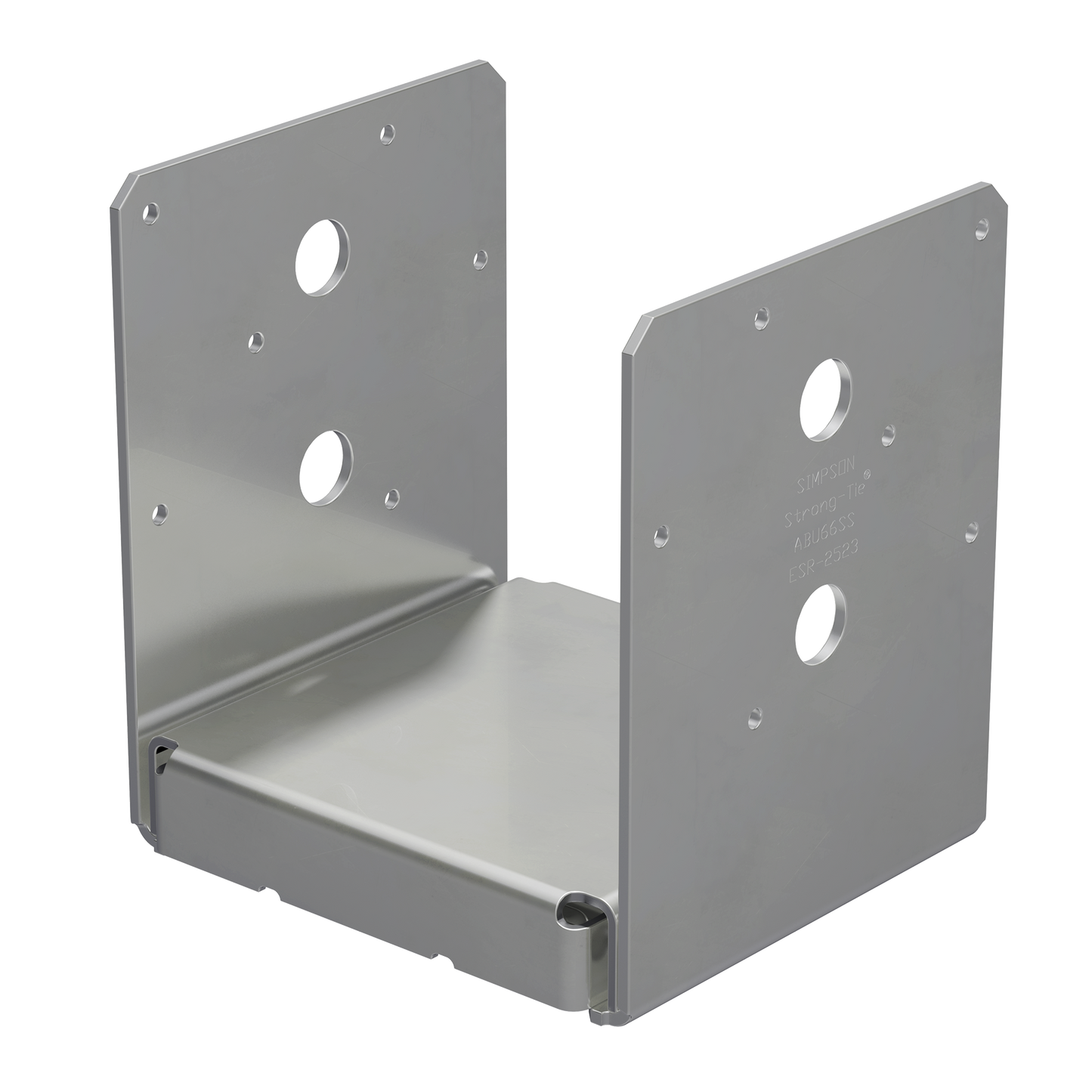 Simpson Strong-Tie ABU66SS ABU Stainless-Steel Adjustable Post Base for 6x6
