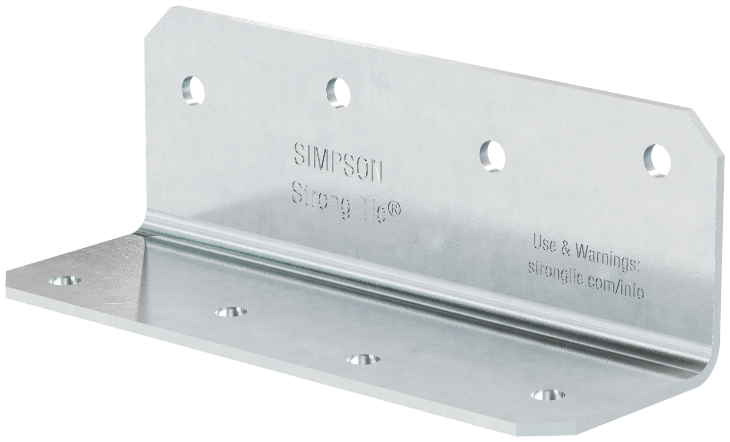 Simpson Strong-Tie ML26SS ML 2 in. x 6 in. 12-Gauge Stainless-Steel Medium L Angle