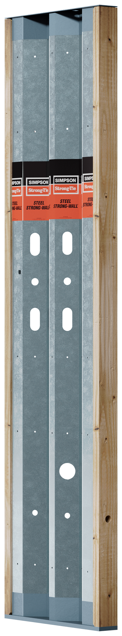 Simpson Strong-Tie SSW24X8 24 in. x Nominal 8 ft. Steel Strong-Wall® Shearwall (Pack of 12)