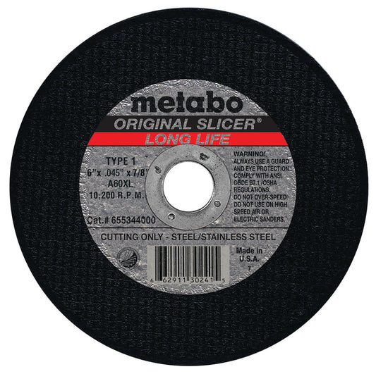 Metabo 655344000 6 In. x .045 Long Life Slicer