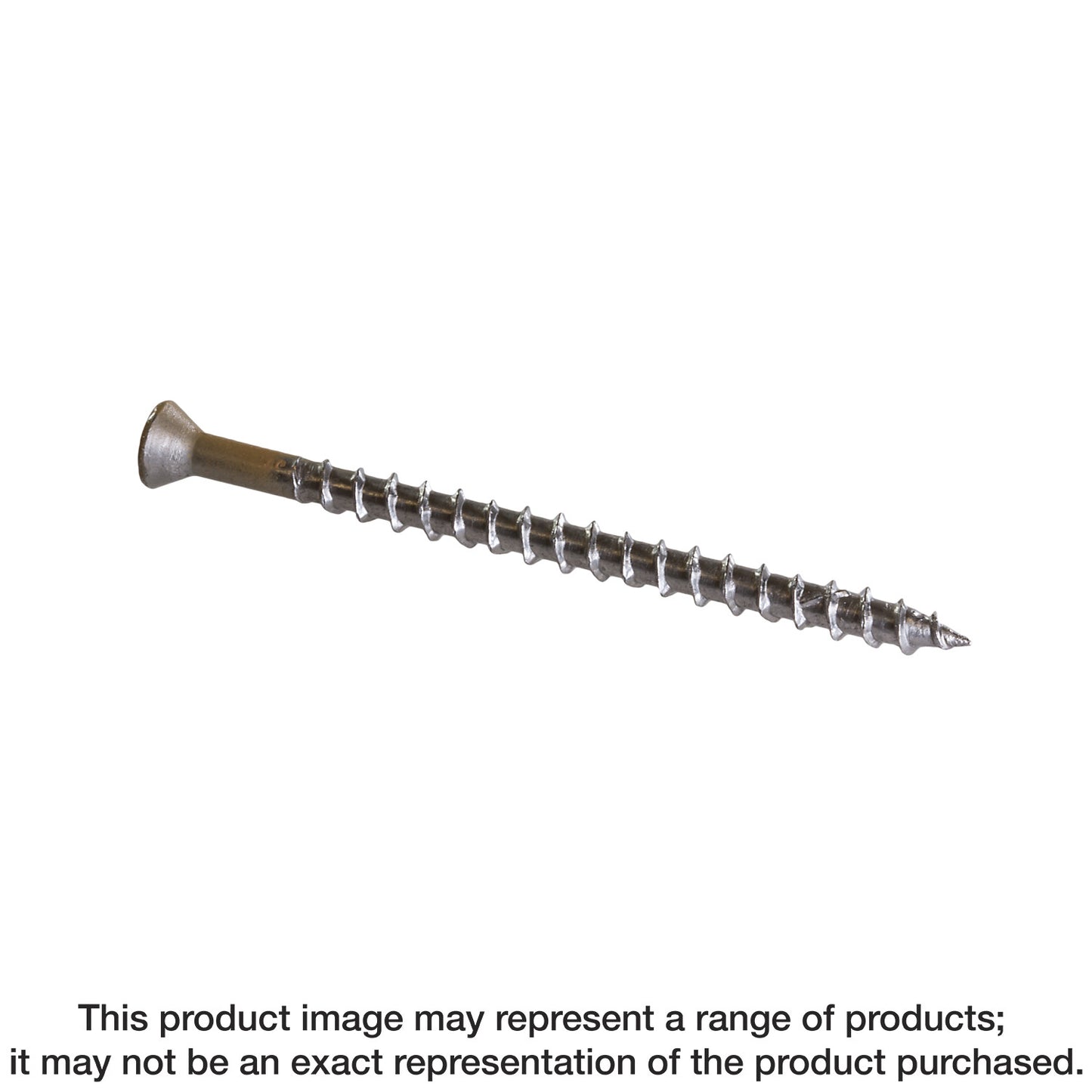 Simpson Strong-Tie DTH212S305GR03 Trim-Head Screw — Sharp Point (Collated) — #7 x 2-1/2 in. #2 Square Type 305 Gray 03 (1000-Qty)