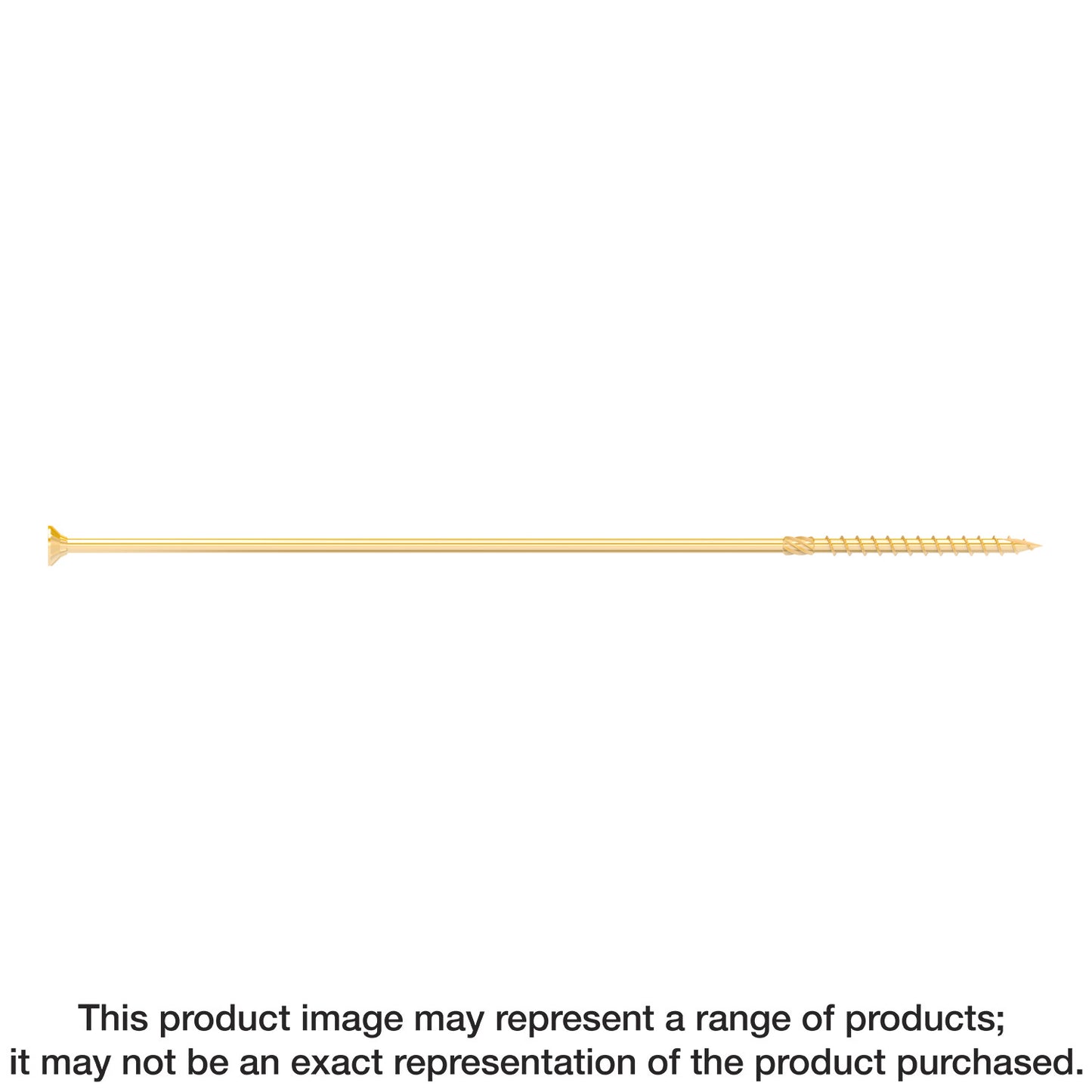 Simpson Strong-Tie SDCP271400 Strong-Drive® SDCP TIMBER-CP Screw — 0.390-in. x 14-in. T40, Yellow Zinc (150-Qty) (Pack of 39)