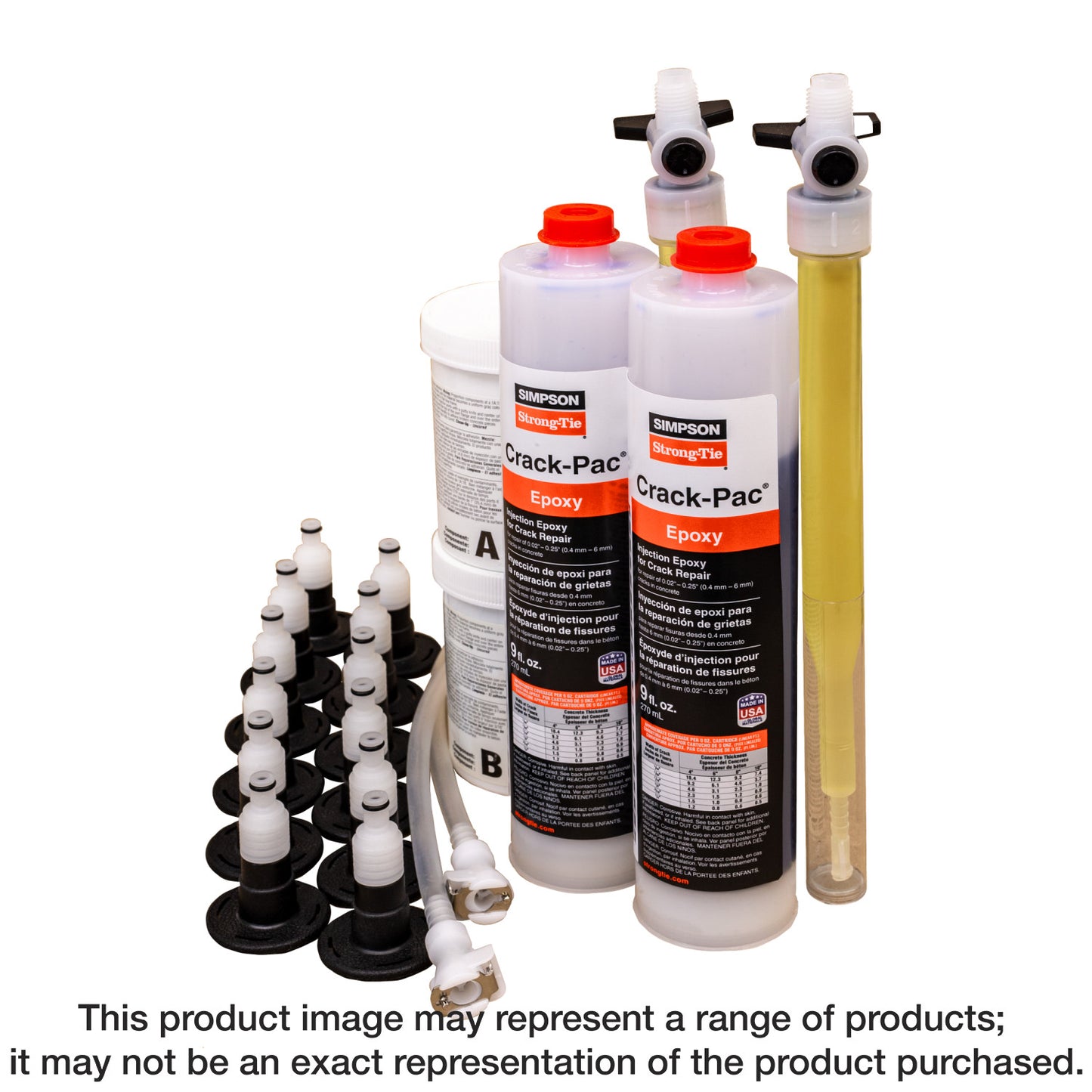 Simpson Strong-Tie ETIPAC10 Crack-Pac® 9 oz. Single-Tube Injection Epoxy