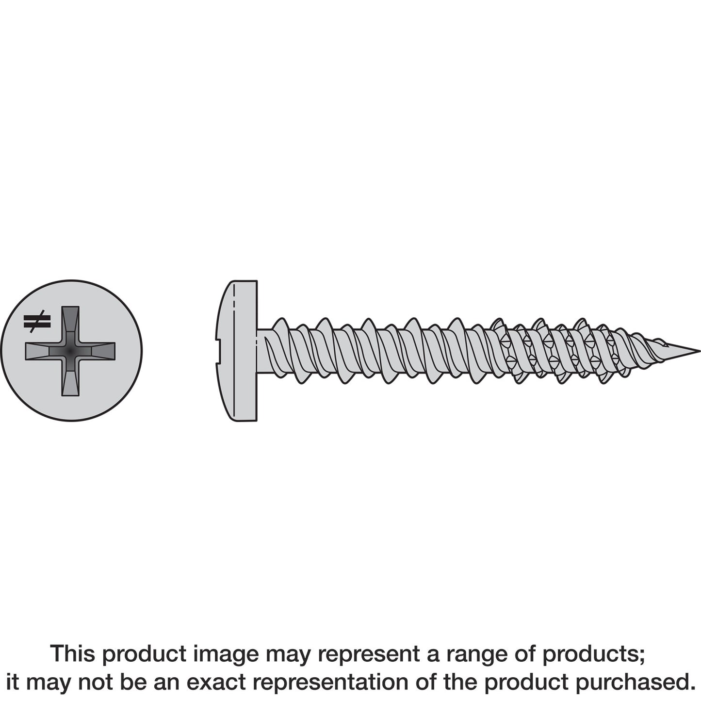 Simpson Strong-Tie T06J075PX-RP25 Marine Screw, Pan Head — #6 x 3/4 in. #2 Phillips Drive, Type 316 (25-Qty) (Pack of 5)
