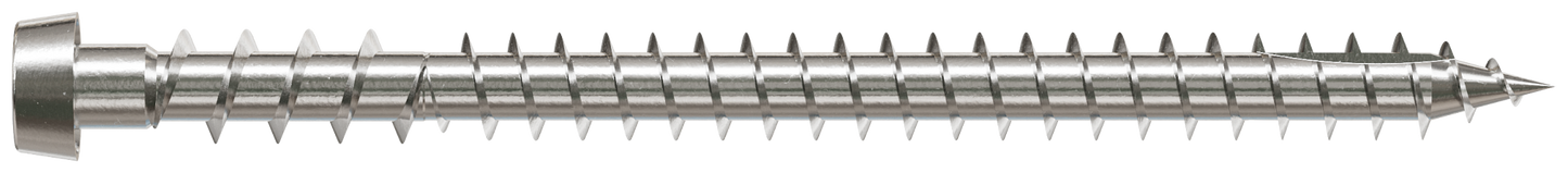 Simpson Strong-Tie DCU234P316 Deck-Drive™ DCU COMPOSITE Screw — #10 x 2-3/4 in. T20, Type 316 (350-Qty) (Pack of 300)