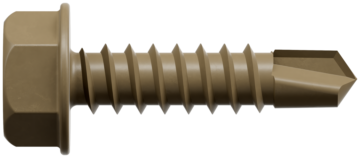 Simpson Strong-Tie XEQ34B1016C Strong-Drive® XE EXTERIOR STRUCTURAL METAL Screw — #10 x 3/4 in. 5/16 Hex (100-Qty) (Pack of 800)