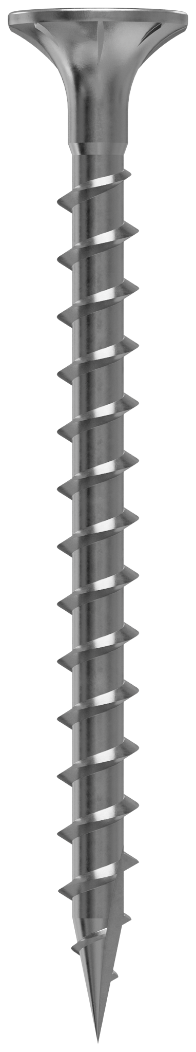 Simpson Strong-Tie T08C225WQ-RP50 Fiber-Cement Screw — #8 x 2-1/4 in. #2 Square Wafer-Head, Type 316 (50-Qty) (Pack of 4)