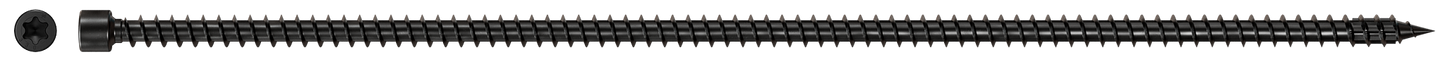 Simpson Strong-Tie SDCFC8X330-R30 Strong-Drive® SDCFC TIMBER-CFC Screw — 0.315 in. x 13 in. T40, E-Coat® (30-Qty) (Pack of 6)