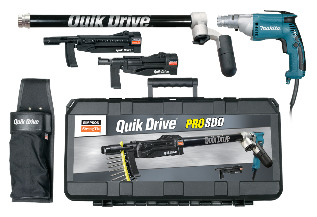 Simpson Strong-Tie PROSDDM25K Quik Drive® PROSDD Multi-Purpose Combo System w/ Makita® 2500 RPM Screwdriver Motor
