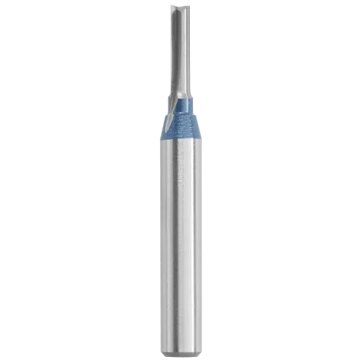 BOSCH 85213MC 1/8 In. x 1/2 In. Solid Carbide Double-Flute Straight Router Bit