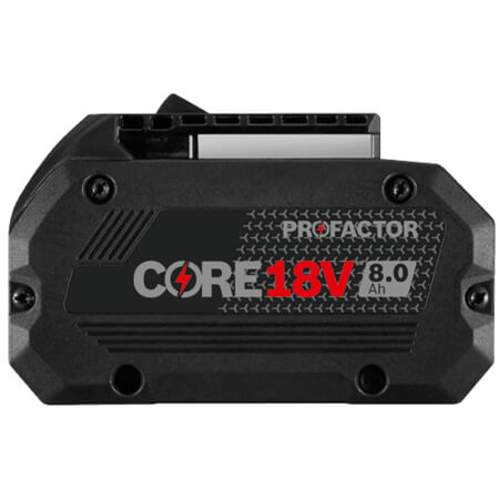 BOSCH GBA18V80 18V CORE18V Lithium-Ion 8.0 Ah PROFACTOR Performance Battery