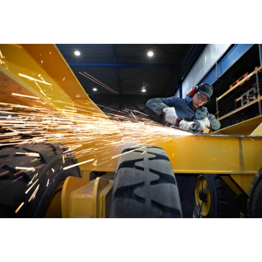 BOSCH GW27M450 4-1/2 In. 1/4 In. 7/8 In. Arbor Type 27 30 Grit Grinding Abrasive Wheel