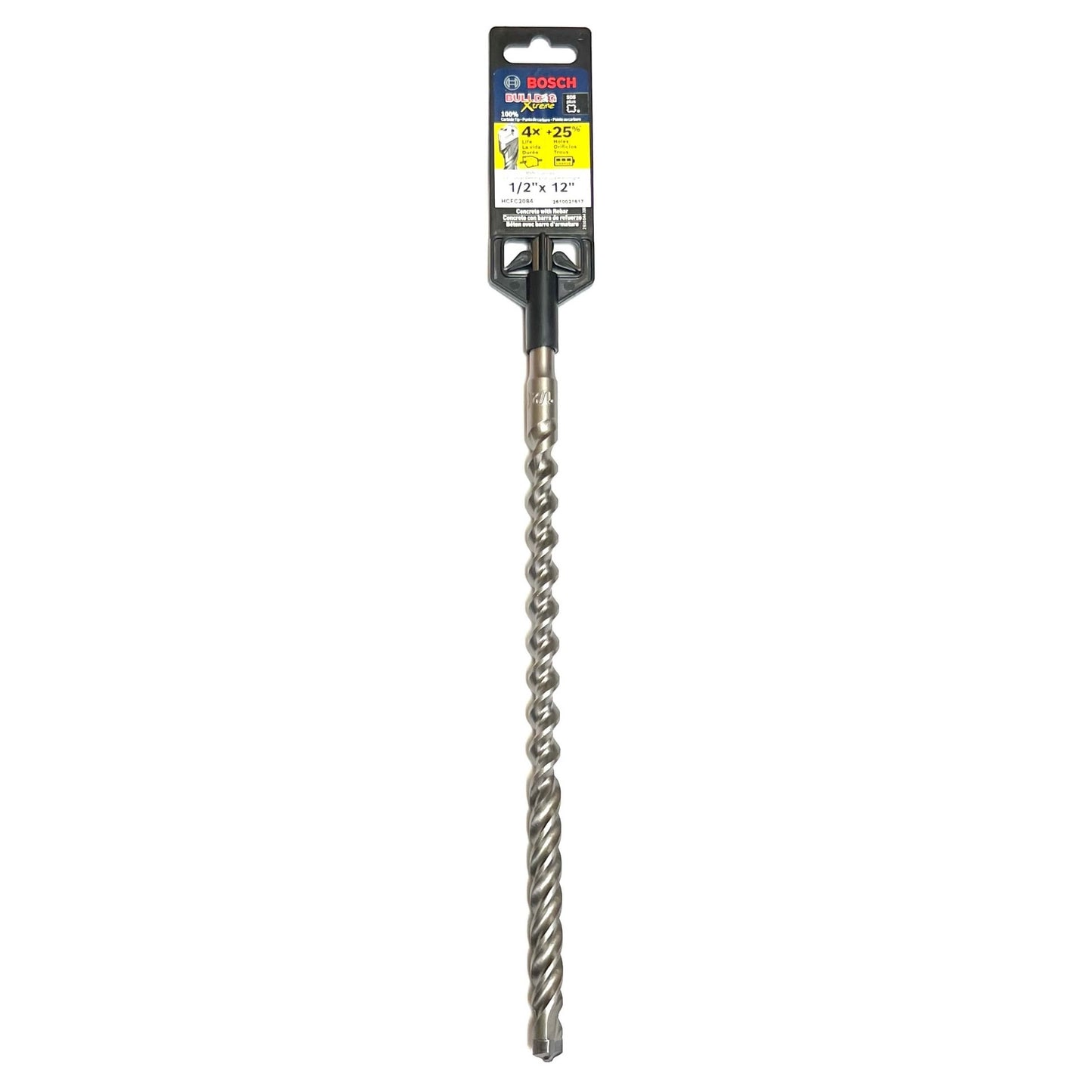 BOSCH HCFC2084 1/2 In. x 10 In. x 12 In. SDS-plus® Bulldog™ Xtreme Carbide Rotary Hammer Drill Bit