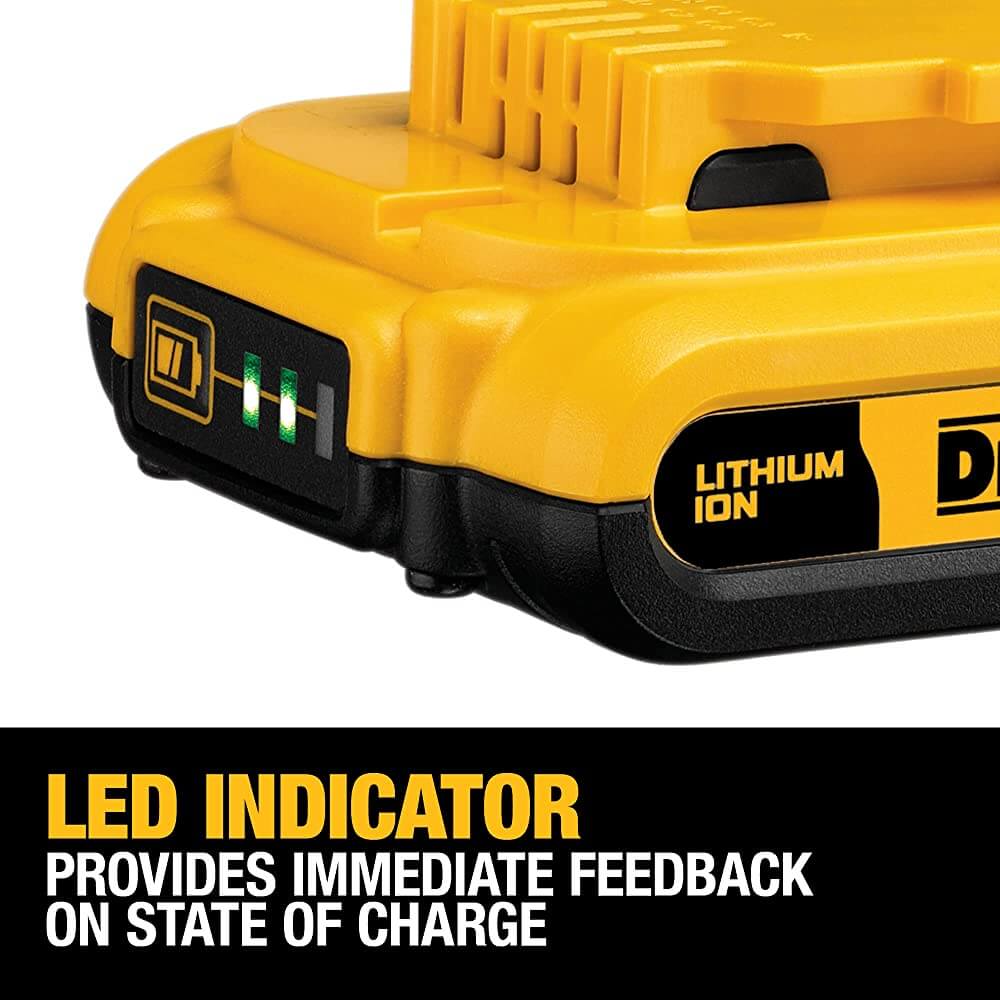 DEWALT DCB230C 20V MAX Battery Pack with Charger, 3-Ah