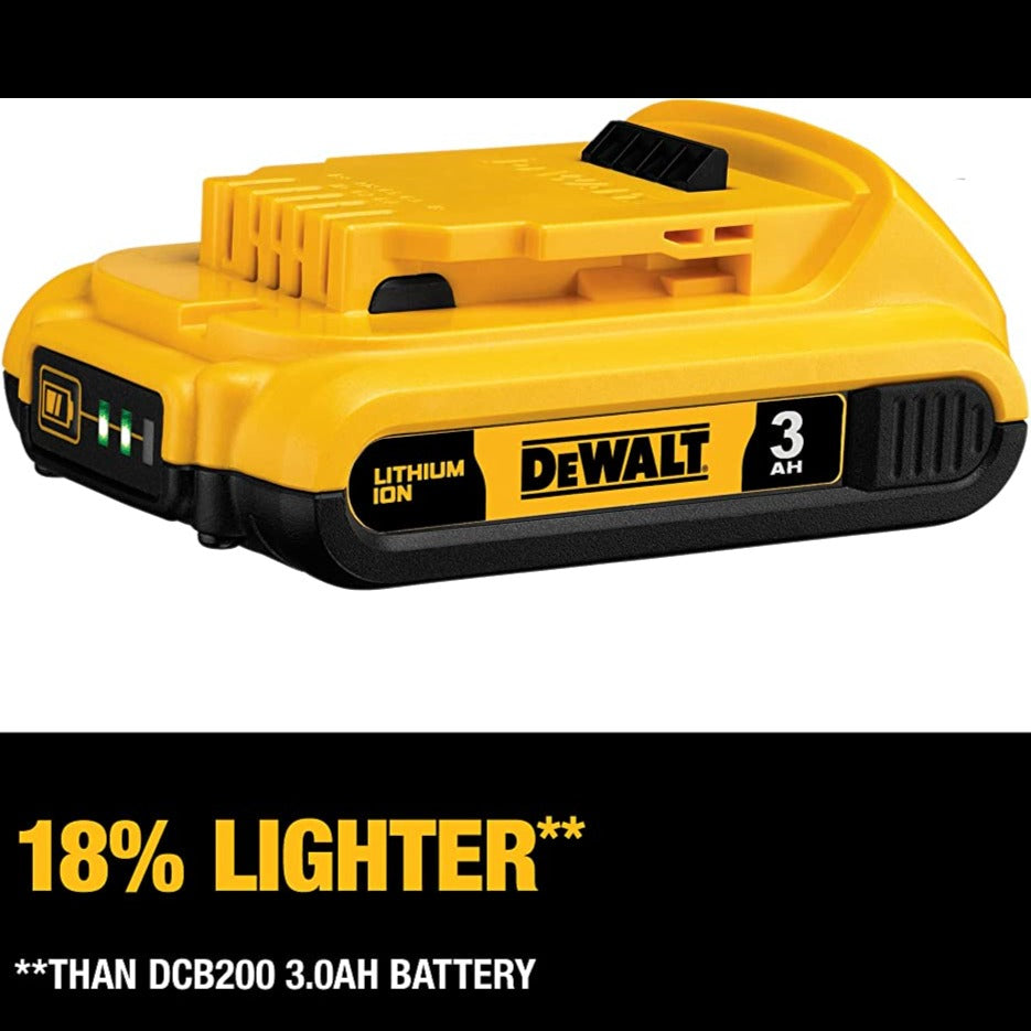 DEWALT DCB230C 20V MAX Battery Pack with Charger, 3-Ah