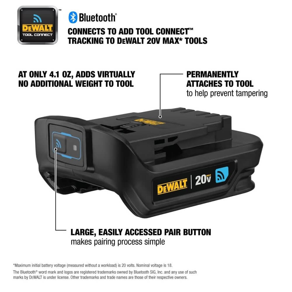 DEWALT DCE040 Tool Connect™ 20V MAX* Connector