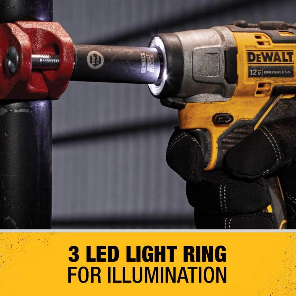 Llave de impacto DEWALT DCF902F2 XTREME 12V MAX*, kit inalámbrico, 3/8 de pulgada