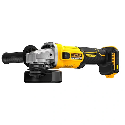 DEWALT DCG407B 20V MAX* Brushless Cordless 4-1/2 in. Slide-Switch Grinder (Tool Only)