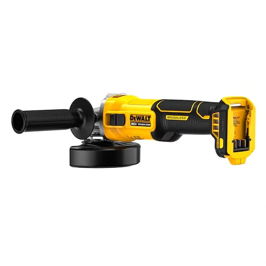 DEWALT DCG407B 20V MAX* Brushless Cordless 4-1/2 in. Slide-Switch Grinder (Tool Only)