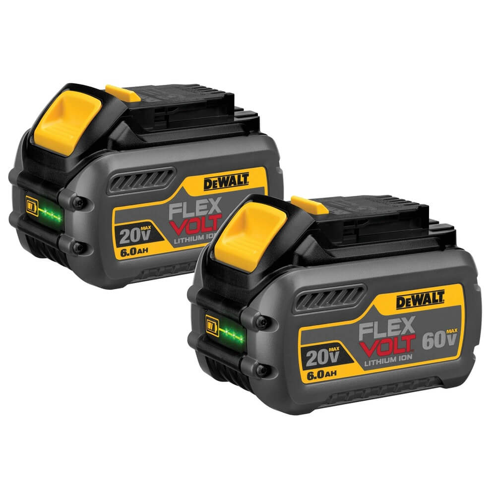 DEWALT DCB606-2 FLEXVOLT® 20/60V MAX* Battery Pack 6.0AH (2 PK)