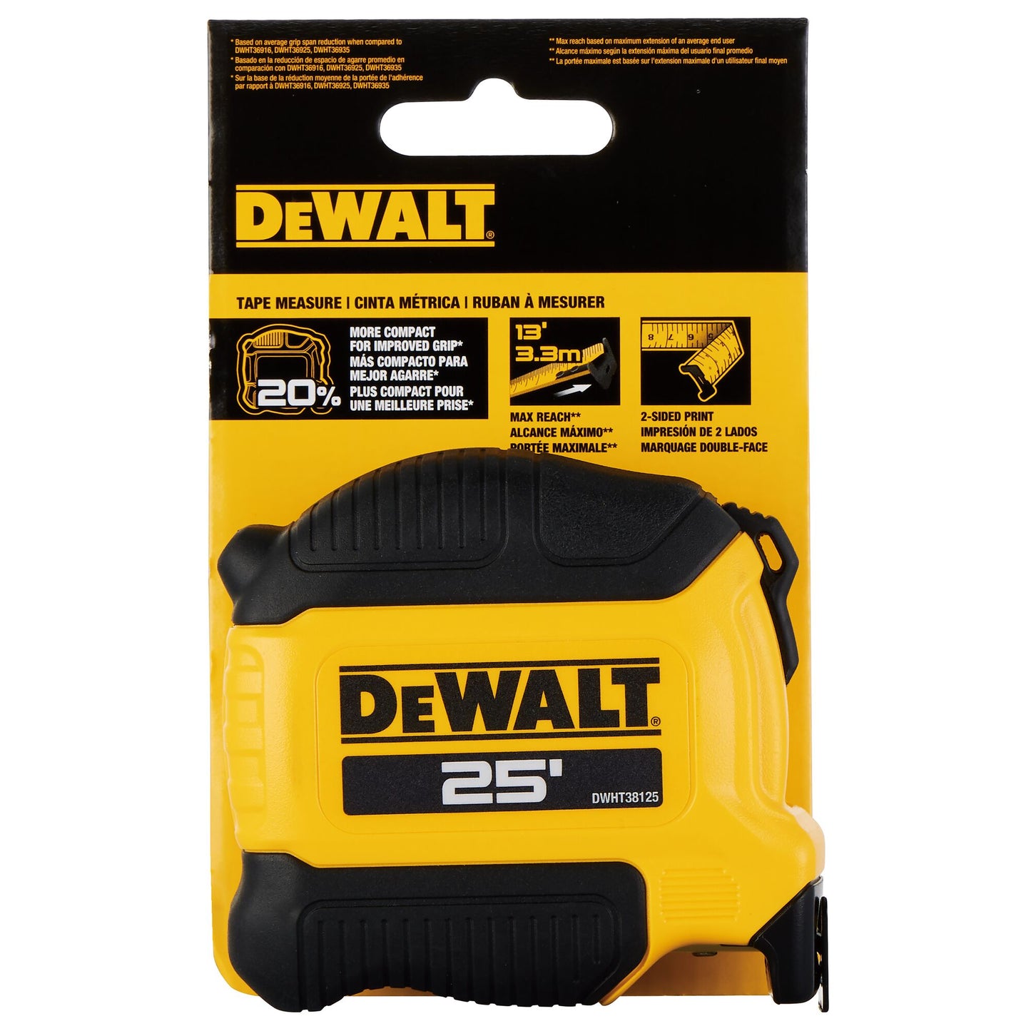 DeWalt DWHT38125S 25' x 1.125" Atomic Tape