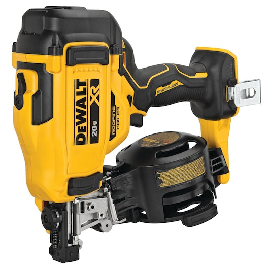 DEWALT DCN45RNB 20V MAX* 15° Cordless Coil Roofing Nailer (Bare Tool)